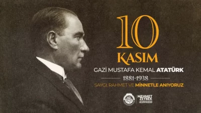 Afyonkarahisar Belediye Başkanı Mehmet Zeybek, Cumhuriyetimizin kurucusu Gazi Mustafa Kemal