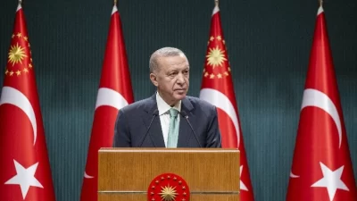 Cumhurbaşkanı Recep Tayyip Erdoğan, Cumhurbaşkanlığı Külliyesi’ndeki Kabine Toplantısı’nın ardından millete