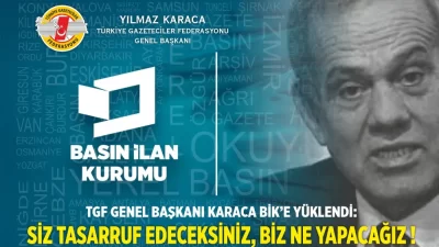 Konuyla ilgili bir basın açıklaması yapan Türkiye Gazeteciler Federasyonu Genel