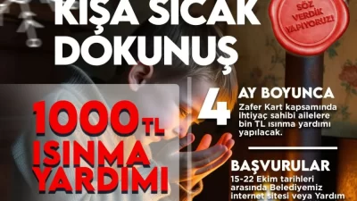 Afyonkarahisar Belediyesi, kış aylarında ihtiyaç sahibi vatandaşlara destek olmak amacıyla