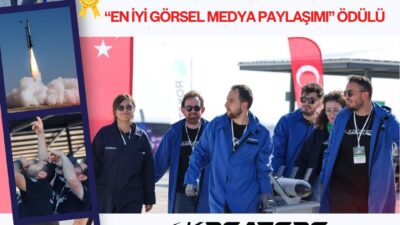 Kocatepe Roket Takımı olarak Türkiye genelinde düzenlenen roket yarışmasında üçüncülük