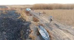 Afyonkarahisar’da Eber Gölü ve çevresinde kaçak avcılıkla mücadele kapsamında jandarma