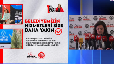 Afyonkarahisar Belediye Başkanı Burcu Köksal, basın toplantısı sonrası gazetecilerin sorularını