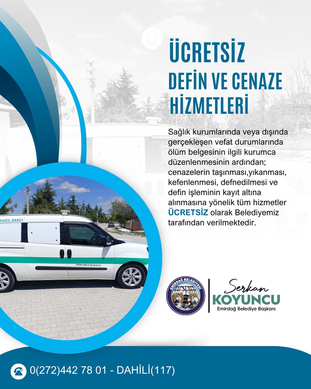 Emirdağ Belediyesi, sosyal belediyecilik anlayışıyla vatandaşların en zor anlarında yanında