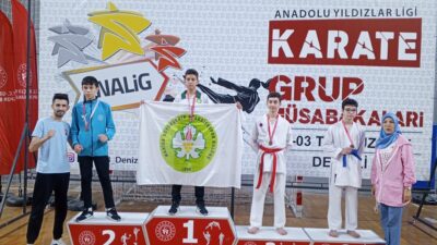 Denizli’de düzenlenen Anadolu Yıldızlar Ligi (ANALİG) Karate Grup Müsabakaları, büyük
