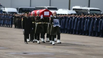 F-16 kazasında şehit düşen Hava Pilot Binbaşı İbrahim Bolat için