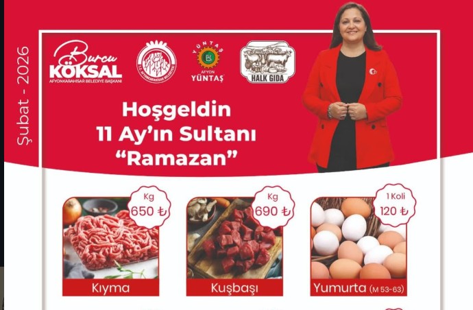 Afyonkarahisar Belediyesi, Ramazan ayı öncesinde vatandaşların bütçesine katkı sağlayacak önemli