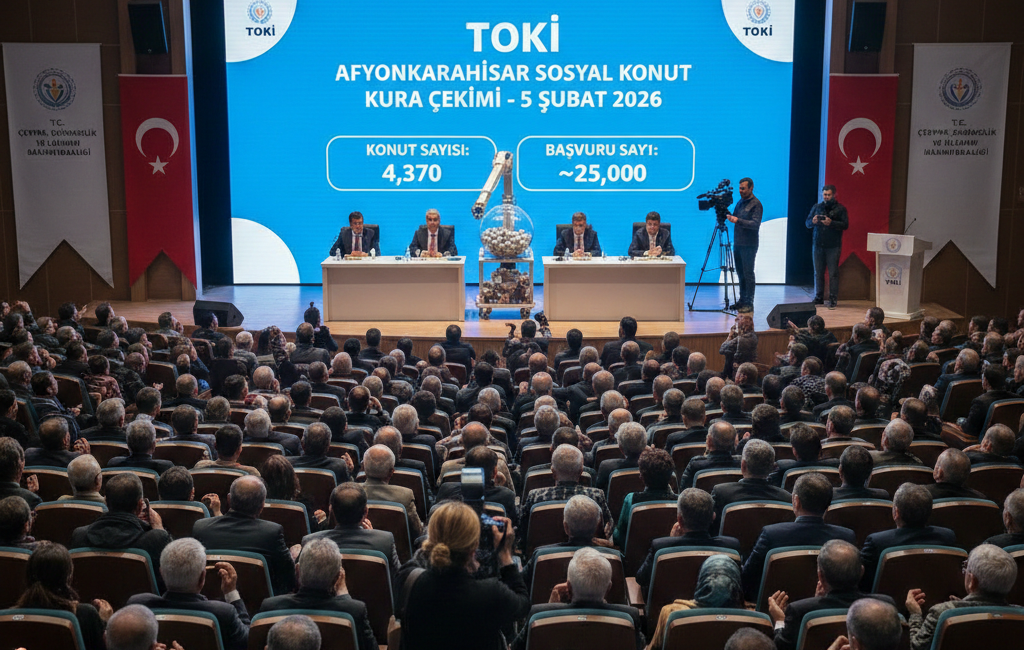 Afyonkarahisar TOKİ Kura Çekimi Yarın Başlıyor! 4 Bin 370 Konut