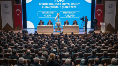 Afyonkarahisar TOKİ Kura Çekimi Yarın Başlıyor! 4 Bin 370 Konut