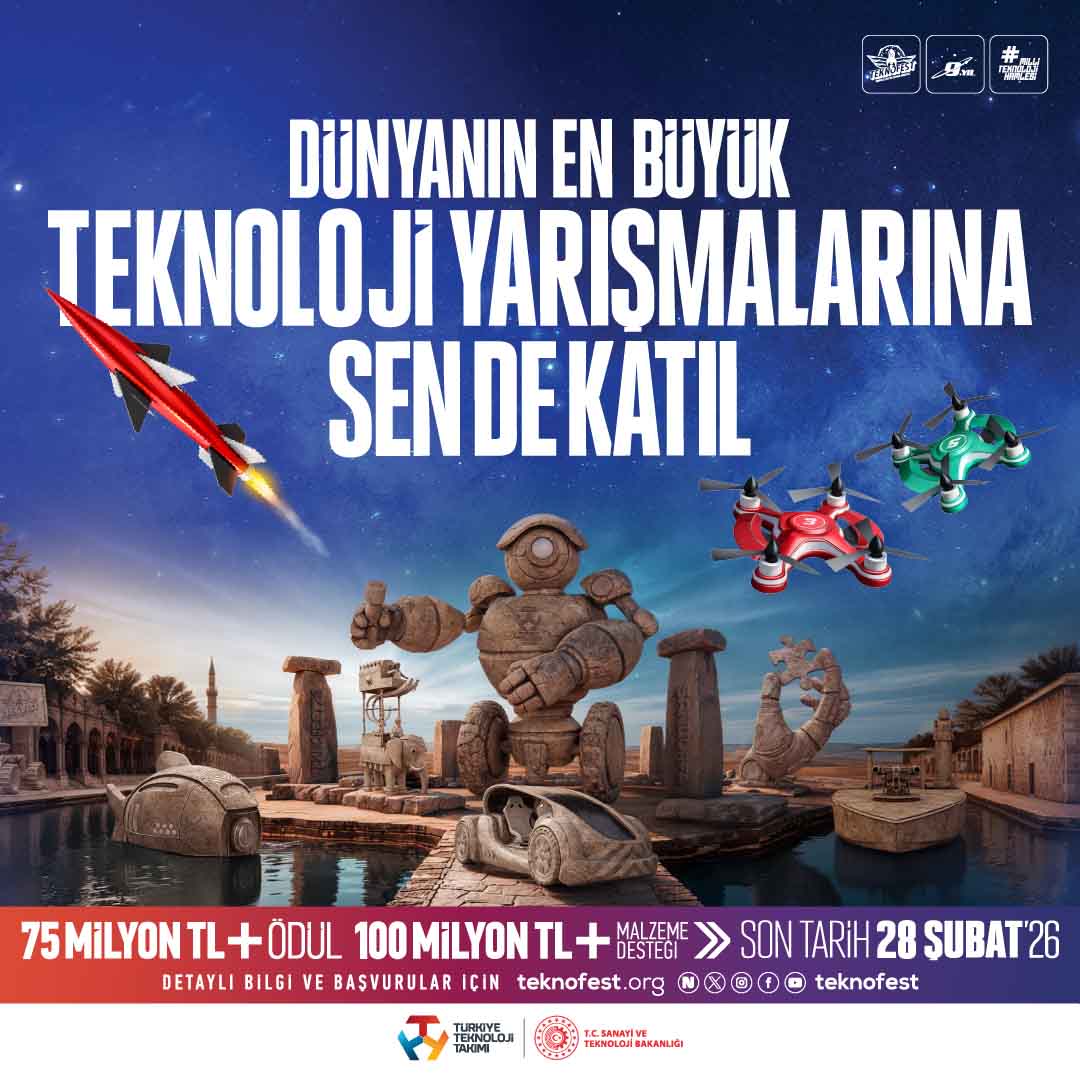 TEKNOFEST 2026 başvurularında son gün 28 Şubat! Şanlıurfa GAP Havalimanı’nda