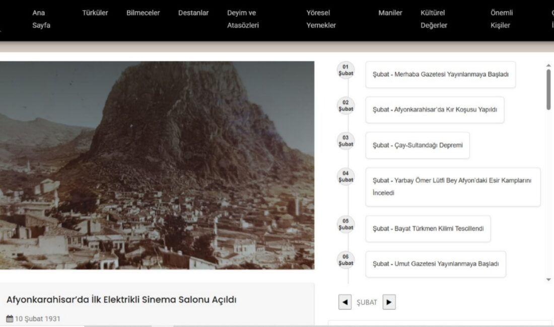 Afyonkarahisar Dumlupınar Bilim ve Sanat Merkezi öğrencileri, kent tarihini ve