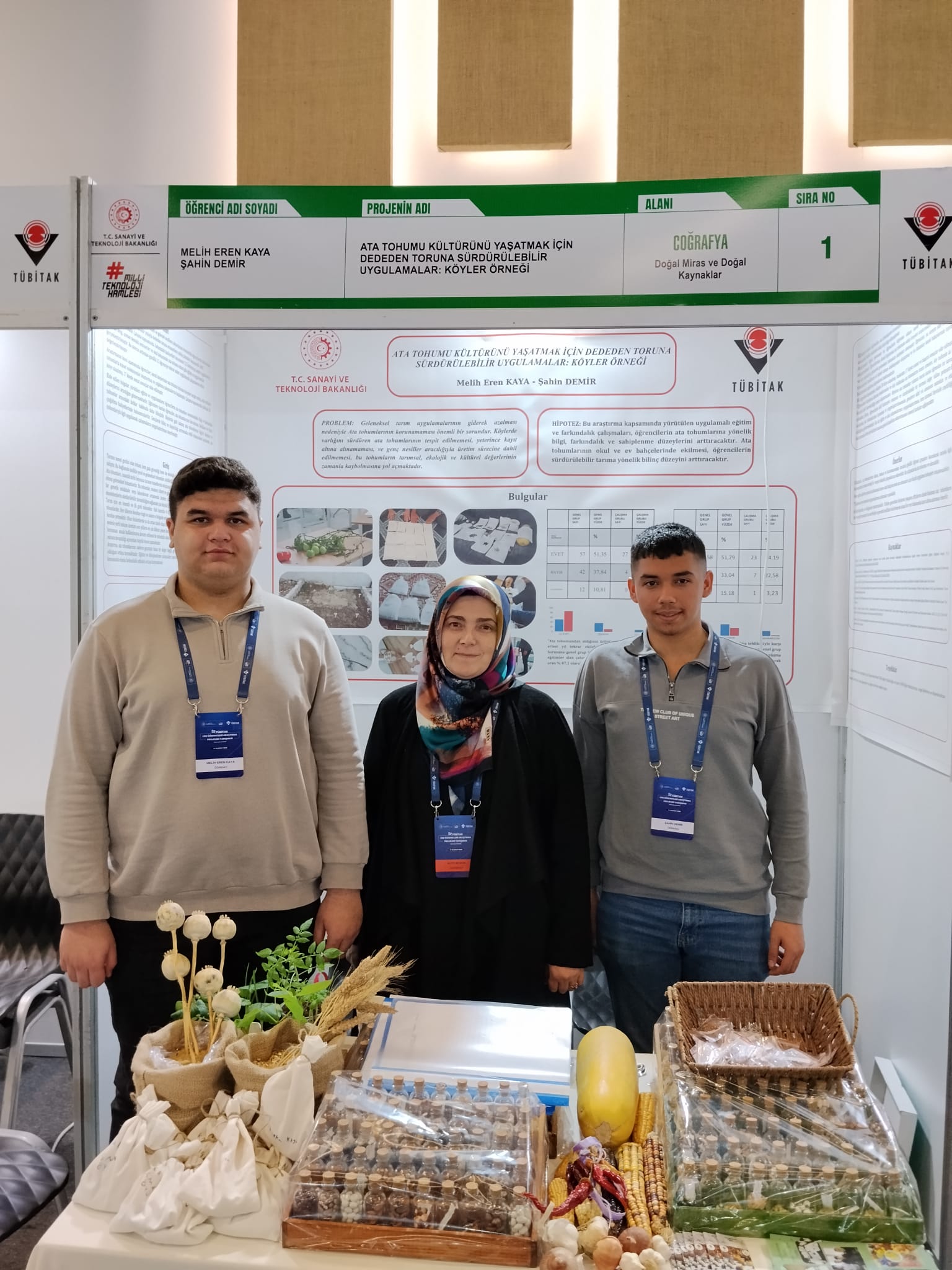 Afyonkarahisar Anadolu İmam Hatip Lisesi öğrencileri, TÜBİTAK proje yarışmasında coğrafya