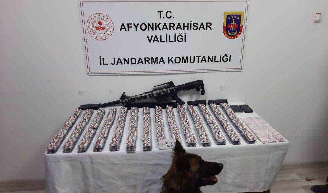 Afyonkarahisar İl Jandarma Komutanlığı ekiplerinin Merkez ve Çobanlar’da düzenlediği operasyonda