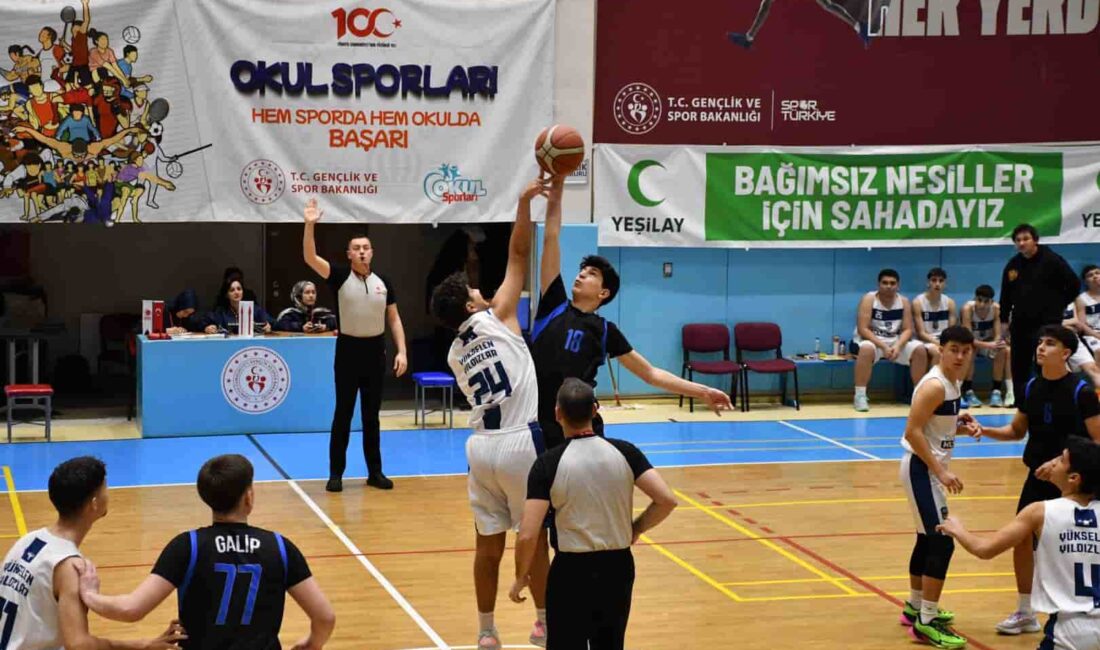 U18 Erkekler Basketbol Bölge Şampiyonası 2. Bölge müsabakaları Afyonkarahisar’da başladı.