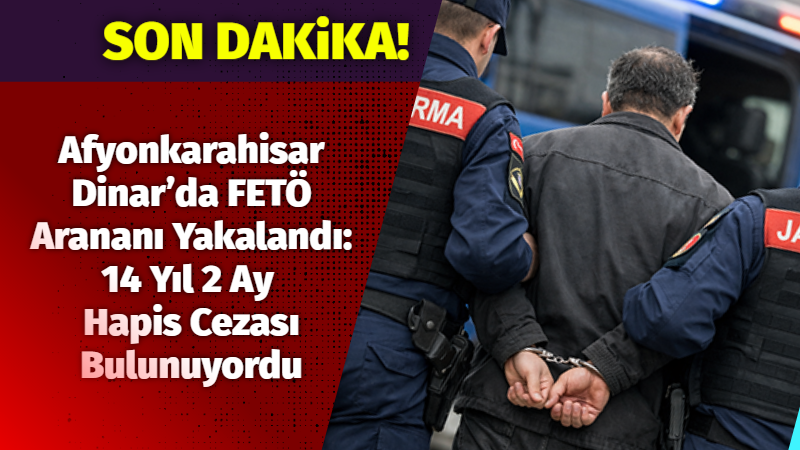 AFYONKARAHİSAR – Afyonkarahisar’ın Dinar ilçesinde, FETÖ/PDY silahlı terör örgütü üyeliği