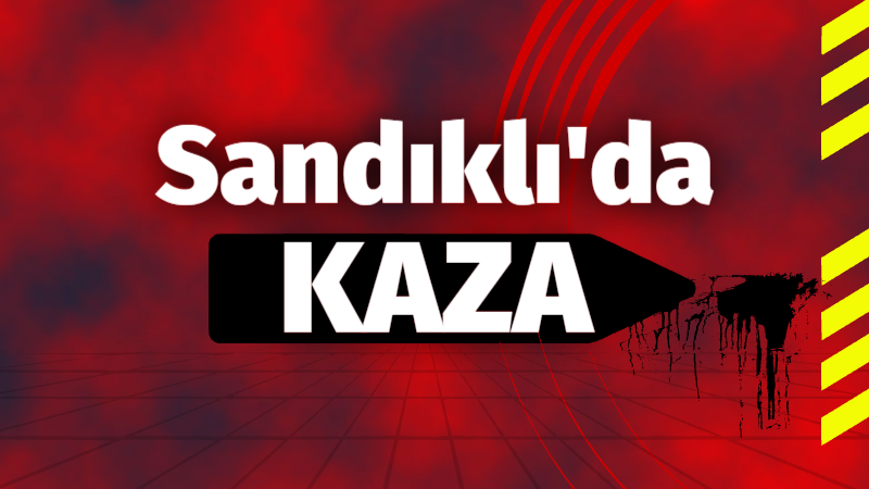 Afyonkarahisar’ın Sandıklı ilçesinde iki otomobilin çarpışması sonucu meydana gelen trafik