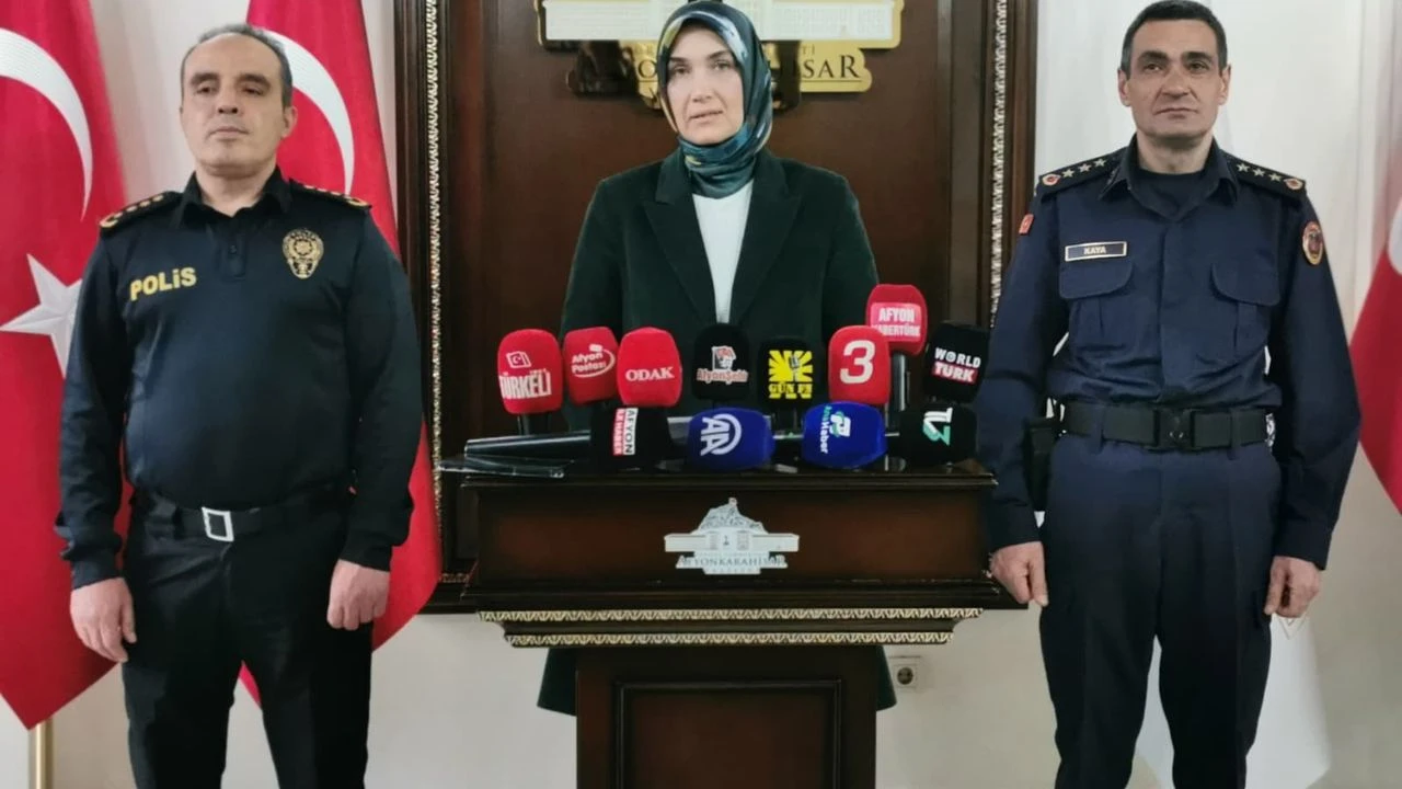 Afyonkarahisar asayiş raporu açıklandı. Vali Kübra Güran Yiğitbaşı, son bir