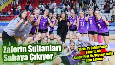 Afyon Belediye Yüntaş Kadın Voleybol Takımı, lig mücadelesinde Sakarya Voleybol