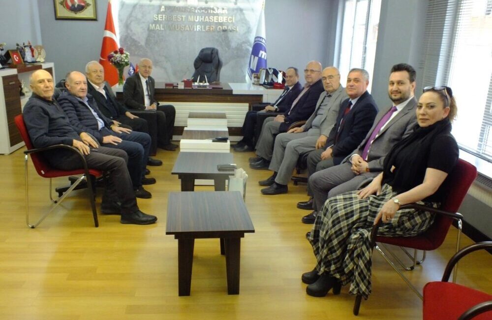 Afyon Eğitim Vakfı yönetimi, Muhasebe Haftası kapsamında Afyonkarahisar Serbest Muhasebeci