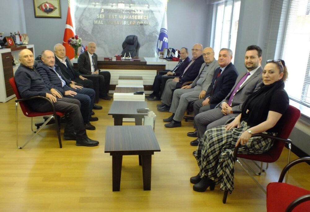 Afyon Eğitim Vakfı yönetimi, Muhasebe Haftası kapsamında Afyonkarahisar Serbest Muhasebeci