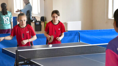 &nbsp; Afyon’da Okul Sporları Masa Tenisi Küçük Kızlar İl Birinciliği