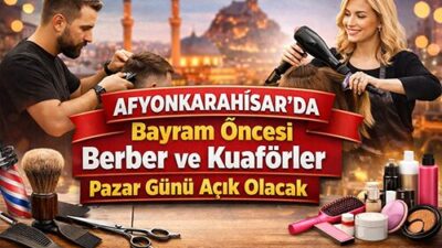 Afyonkarahisar’da yaklaşan bayram öncesi yoğunluğun önüne geçmek amacıyla 15 Mart