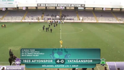 &nbsp; 1923 Afyonspor’dan Taraftarı Coşturan 4 Gollü Galibiyet Afyonkarahisar’da futbol