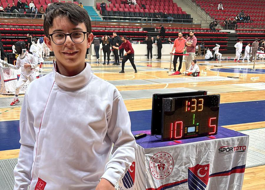 Afyonkarahisar’lı genç sporcu Alp Eren Kocakavuk, Küçükler Erkek Epe kategorisinde