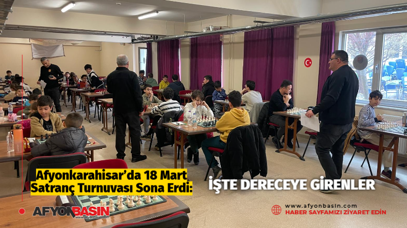 Afyonkarahisar’da, 18 Mart Çanakkale Zaferi ve Şehitleri Anma Günü kapsamında