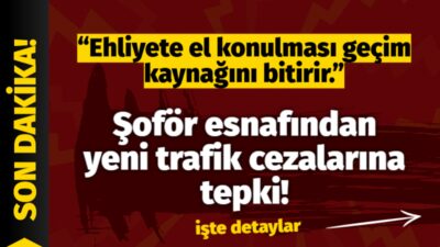 Şoförler ve Otomobilciler Odası Başkanı İbrahim Karataş, yeni yürürlüğe giren