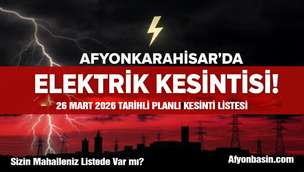 &nbsp;Afyonkarahisar'dan Güncel ve doğru haberler için tıklayın ⚡ Afyonkarahisar Genelinde