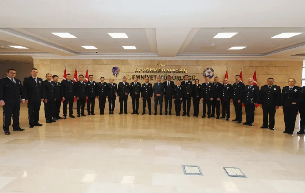 Afyonkarahisar Valisi Naci Aktaş, İl Emniyet Müdürü Ahmet Birtan Erol