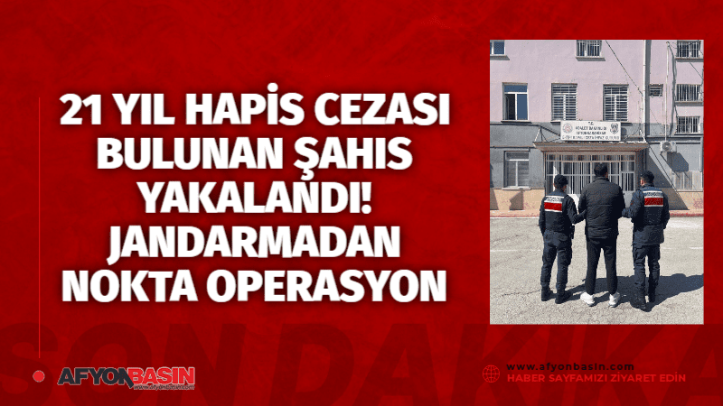 &nbsp; 📰 Jandarmadan başarılı çalışma Afyonkarahisar İl Jandarma Komutanlığı ekiplerince