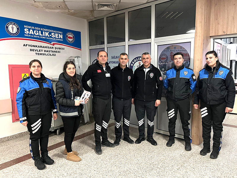 Afyonkarahisar KAAN projesi emniyet ozel guvenlik kamu guvenligi bilinclendirme brosur dagitimi Afyon haber 1