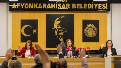 Afyonkarahisar Belediye Meclisi, Belediye Başkanı Burcu Köksal başkanlığında Nisan ayı