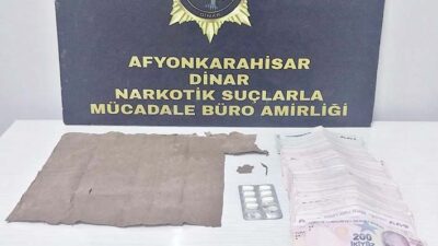 Afyonkarahisar Emniyet Müdürlüğü Narkotik Suçlarla Mücadele Şube Müdürlüğü’ne bağlı Dinar