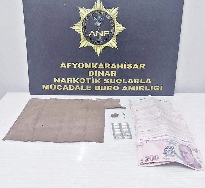 Afyonkarahisar Emniyet Müdürlüğü Narkotik Suçlarla Mücadele Şube Müdürlüğü’ne bağlı Dinar