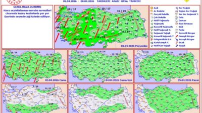 Meteoroloji yetkililerinden yapılan son değerlendirmelere göre Afyonkarahisar ve çevresi serin
