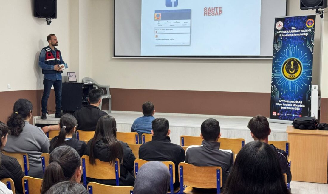 &nbsp; Şuhut’ta Öğrencilere Siber Güvenlik Bilinci Aşılandı Afyonkarahisar İl Jandarma