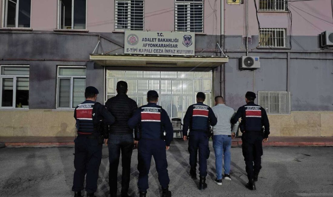 Afyonkarahisar’da jandarma ekipleri tarafından gerçekleştirilen çalışmalar kapsamında, son bir haftada