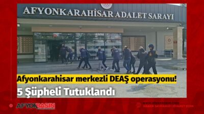 &nbsp; Afyonkarahisar Merkezli Terör Operasyonu Afyonkarahisar Emniyet Müdürlüğü ekiplerince yürütülen