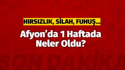Afyonkarahisar Emniyet Müdürlüğü, suç ve suçlularla mücadelenin kararlılıkla sürdürüldüğünü belirterek,
