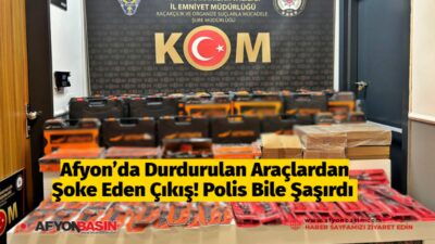 &nbsp; Afyonkarahisar’da Şüpheli Araçlara Operasyon Afyonkarahisar İl Emniyet Müdürlüğü ekipleri