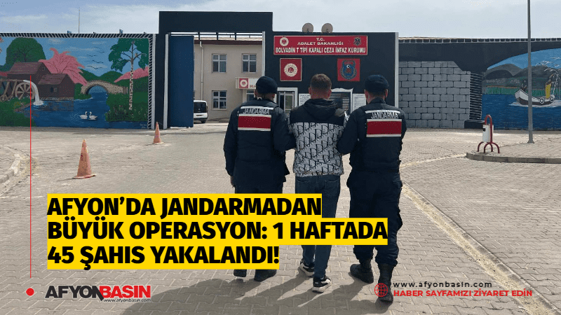 📰 Jandarmadan suçlulara geçit yok Afyonkarahisar İl Jandarma Komutanlığı tarafından