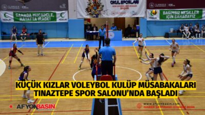 📰 Afyonkarahisar’da voleybol heyecanı başladı Afyonkarahisar, Küçük Kızlar Voleybol Kulüp
