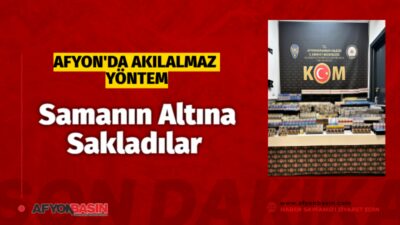 Afyonkarahisar Emniyet Müdürlüğü ekiplerince kaçakçılık faaliyetlerinin önlenmesine yönelik yürütülen çalışmalar