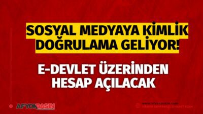 Odak Anahtar Kelime: sosyal medya kimlik doğrulama Etiketler:Afyonkarahisar'dan Güncel ve