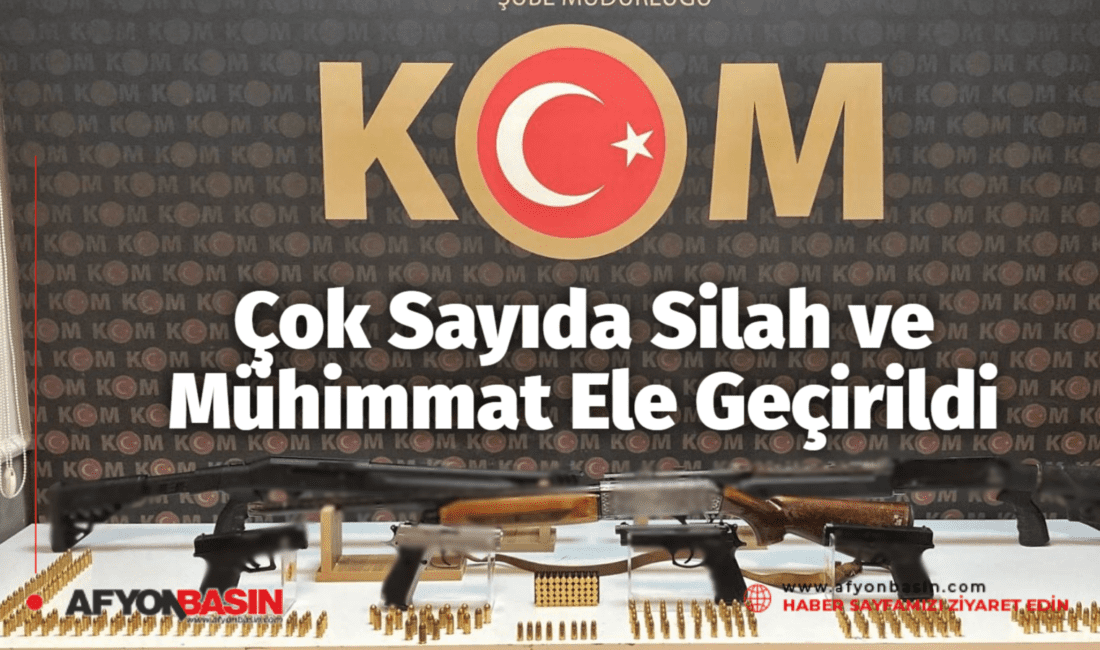 Afyonkarahisar Emniyet Müdürlüğü ekiplerince silah satış ve ticaretinin önlenmesine yönelik