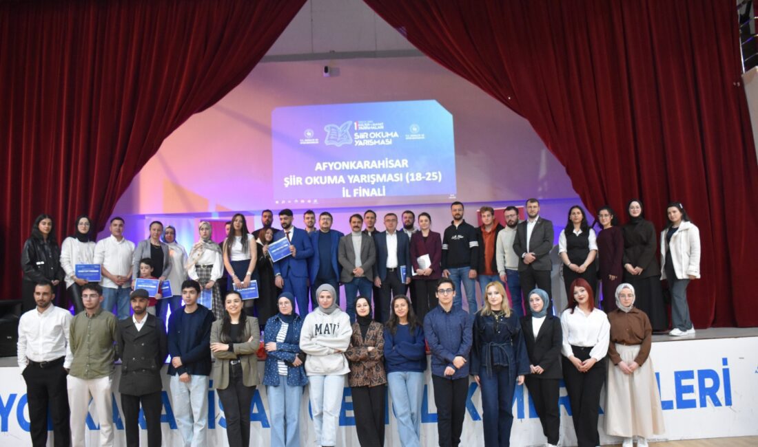 Afyonkarahisar’da Şiir Yarışması Tamamlandı: İşte Kazananlar Afyonkarahisar'dan Güncel ve doğru haberler için tıklayın Afyonkarahisar’da Gençler Arası