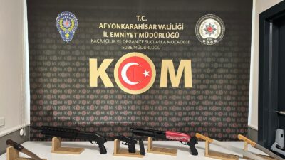 Afyonkarahisar Emniyet Müdürlüğü ekiplerince, il merkezinde faaliyet gösteren iki ayrı